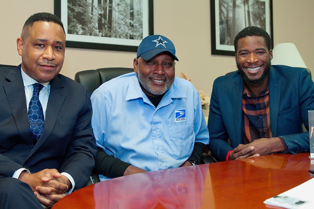 Georgia Injury Attorneys with a joyful client