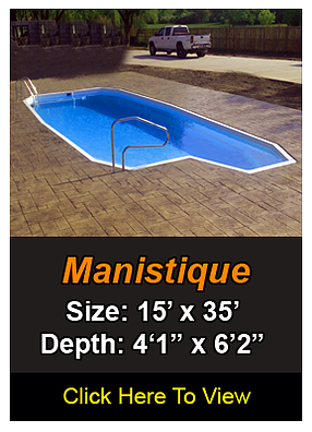 A swimming pool labeled