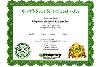 Certified Residential Contactor