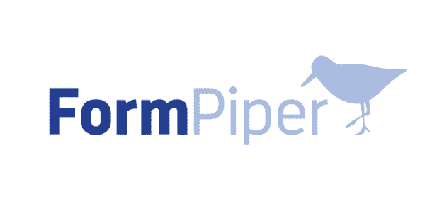 A logo for formpiper with a bird on it