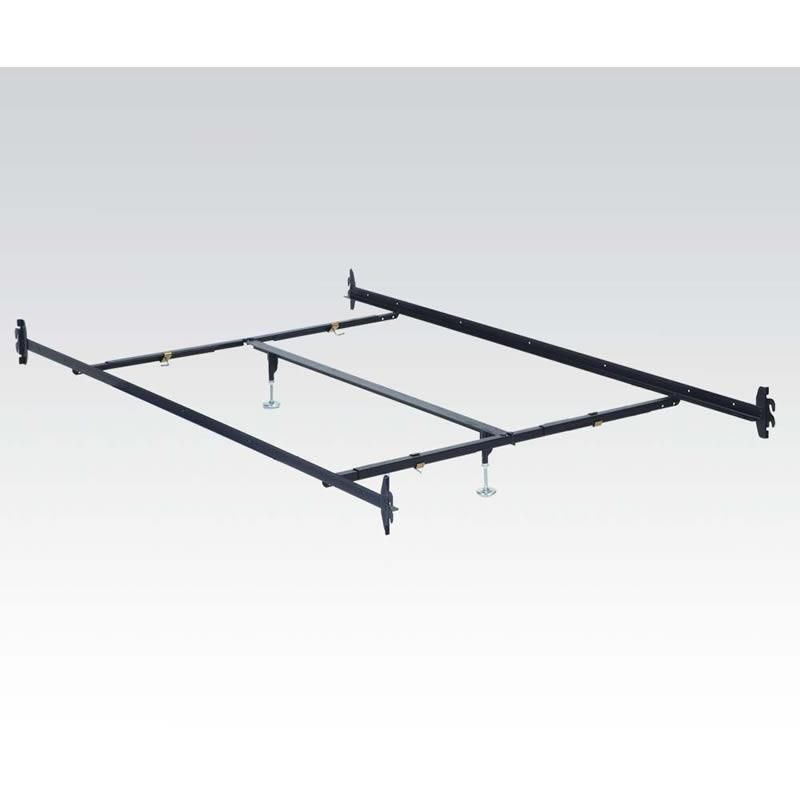A bed frame is shown on a white background