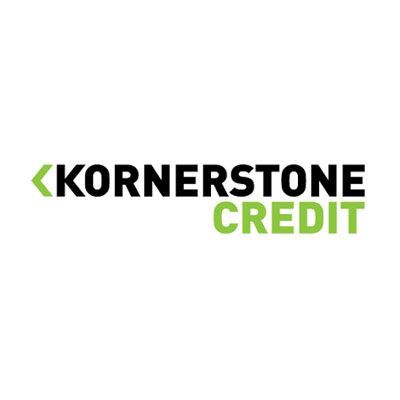 The kornerstone credit logo is green and black on a white background.