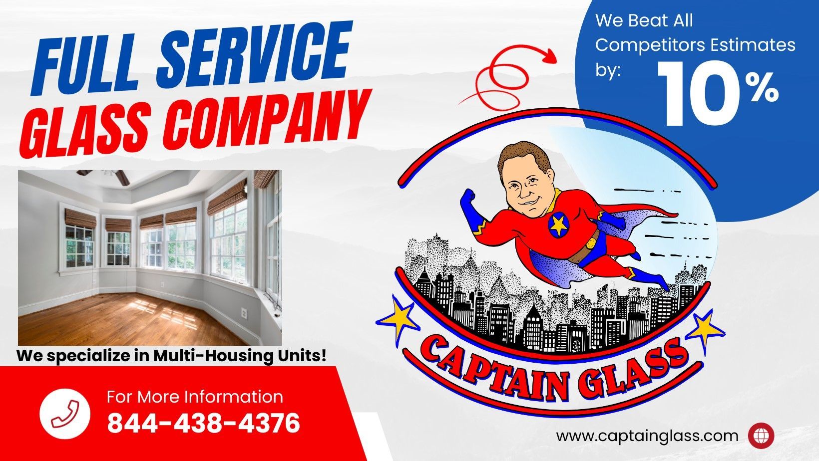 Full-Service Glass Company Banner