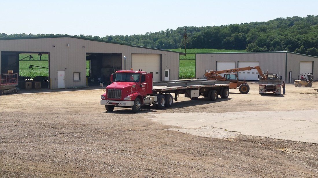 Lower building and paint booth
