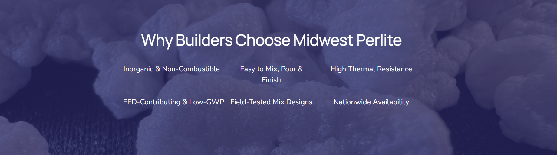 Purple cloud-like background with white headline text about why builders choose mixed reality.