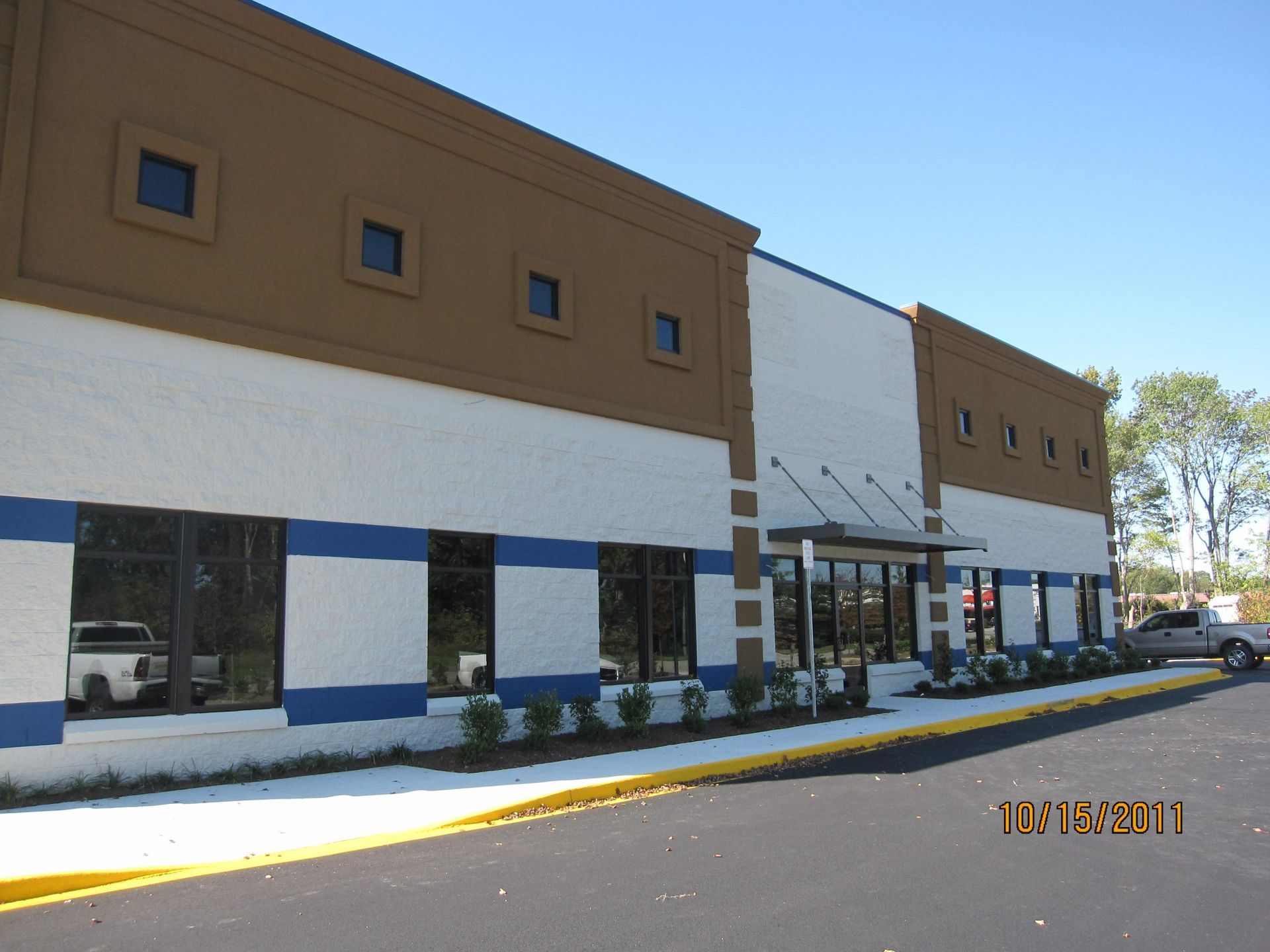 A picture of a building was taken in 2011