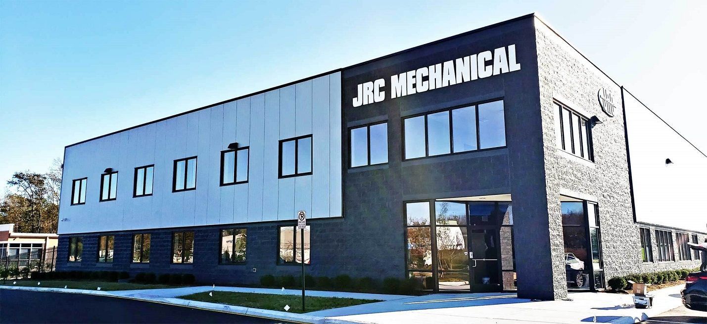 A large building with the word mechanical on it
