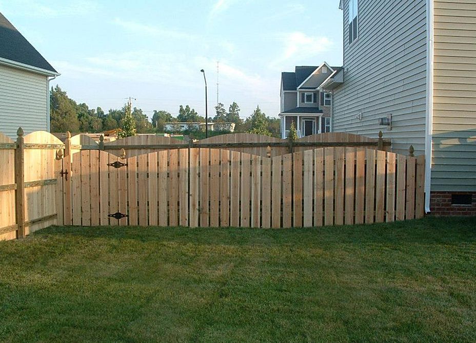 Wood fence