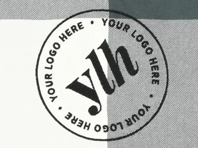A black and white logo that says your logo here