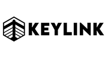 Keylink logo with a hexagonal emblem and bold text.