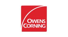 Owens Corning logo: white text