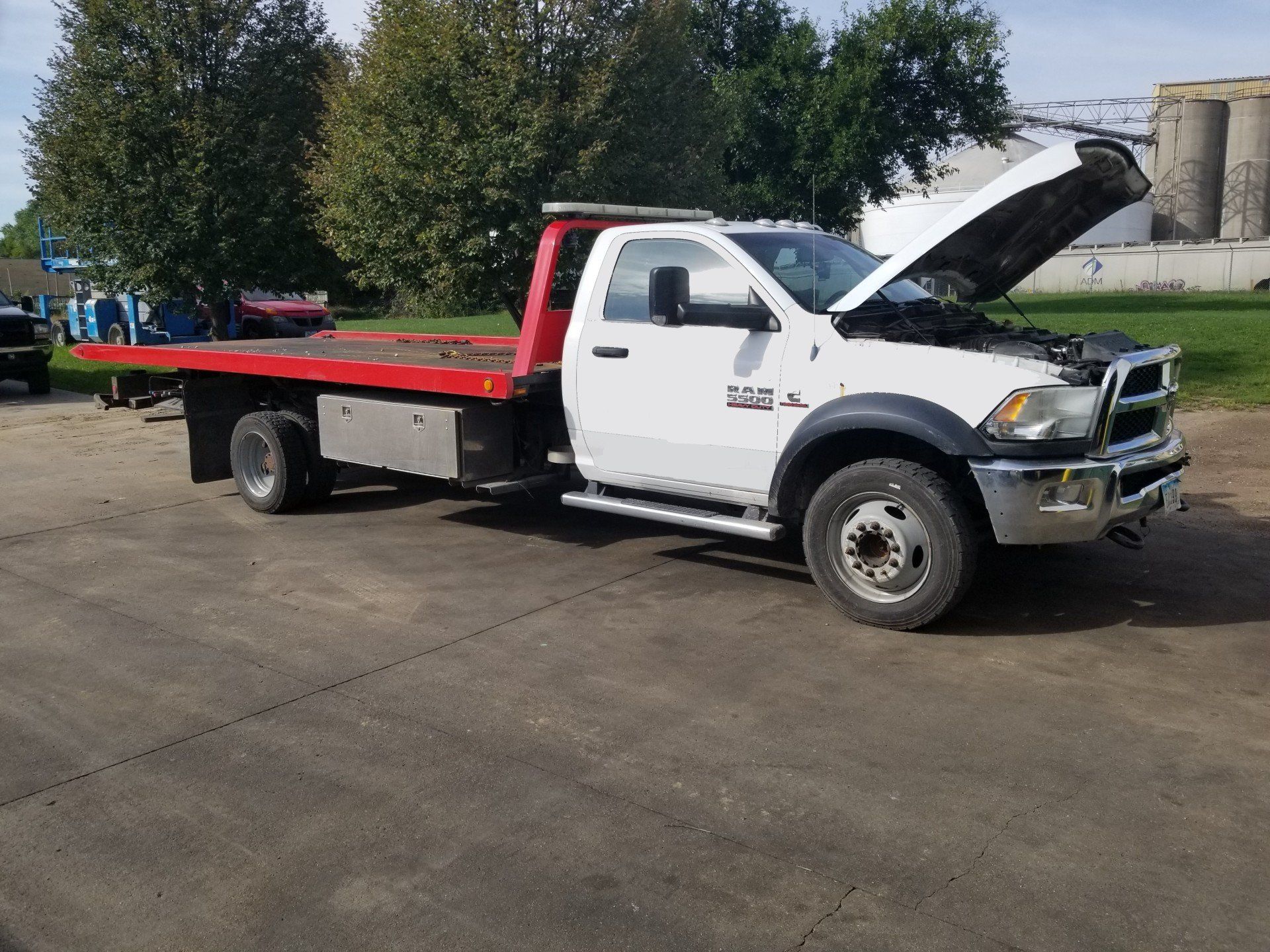 Flatbed Tow Truck