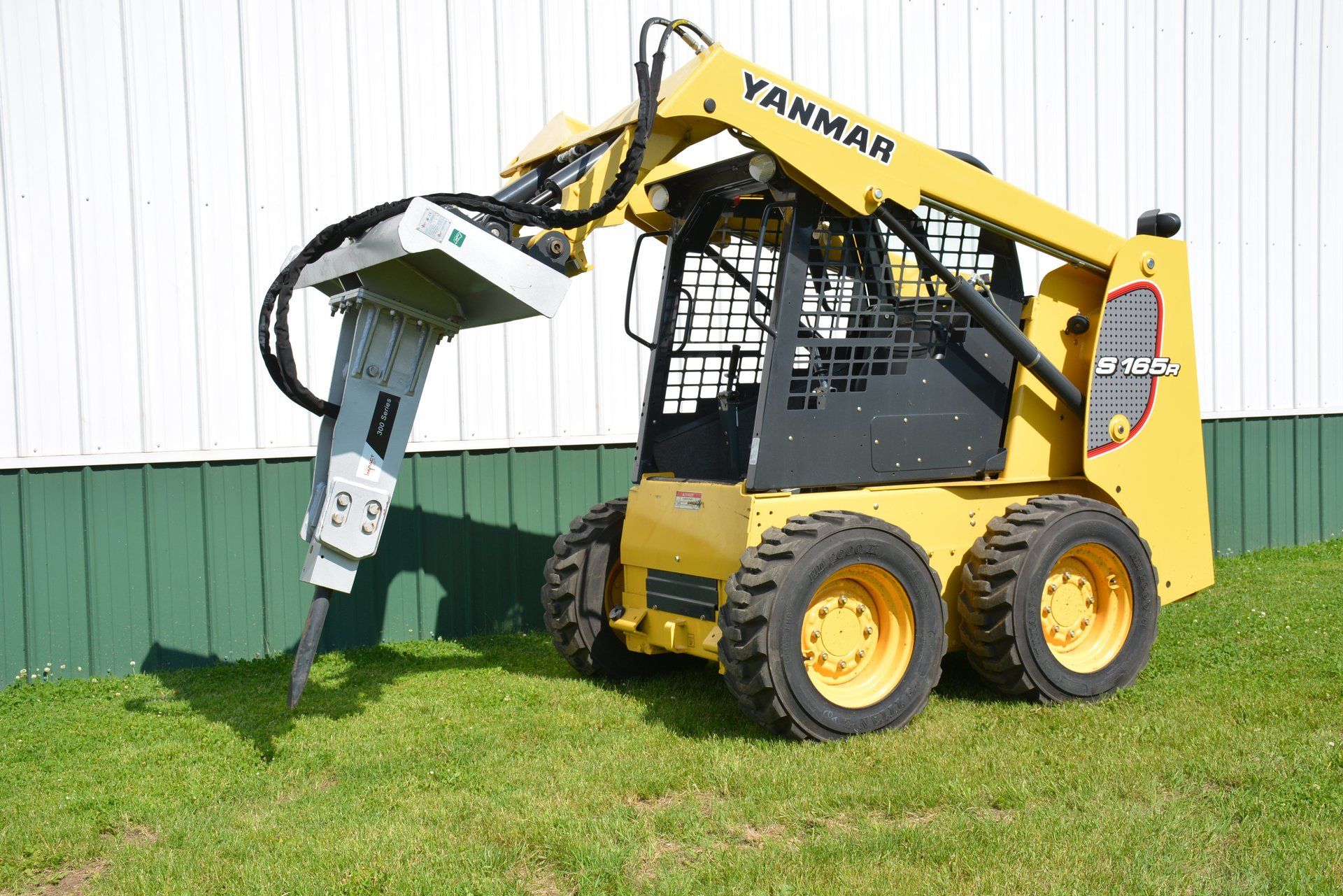 Yanmar Skid Steer with a Concrete Breaker
