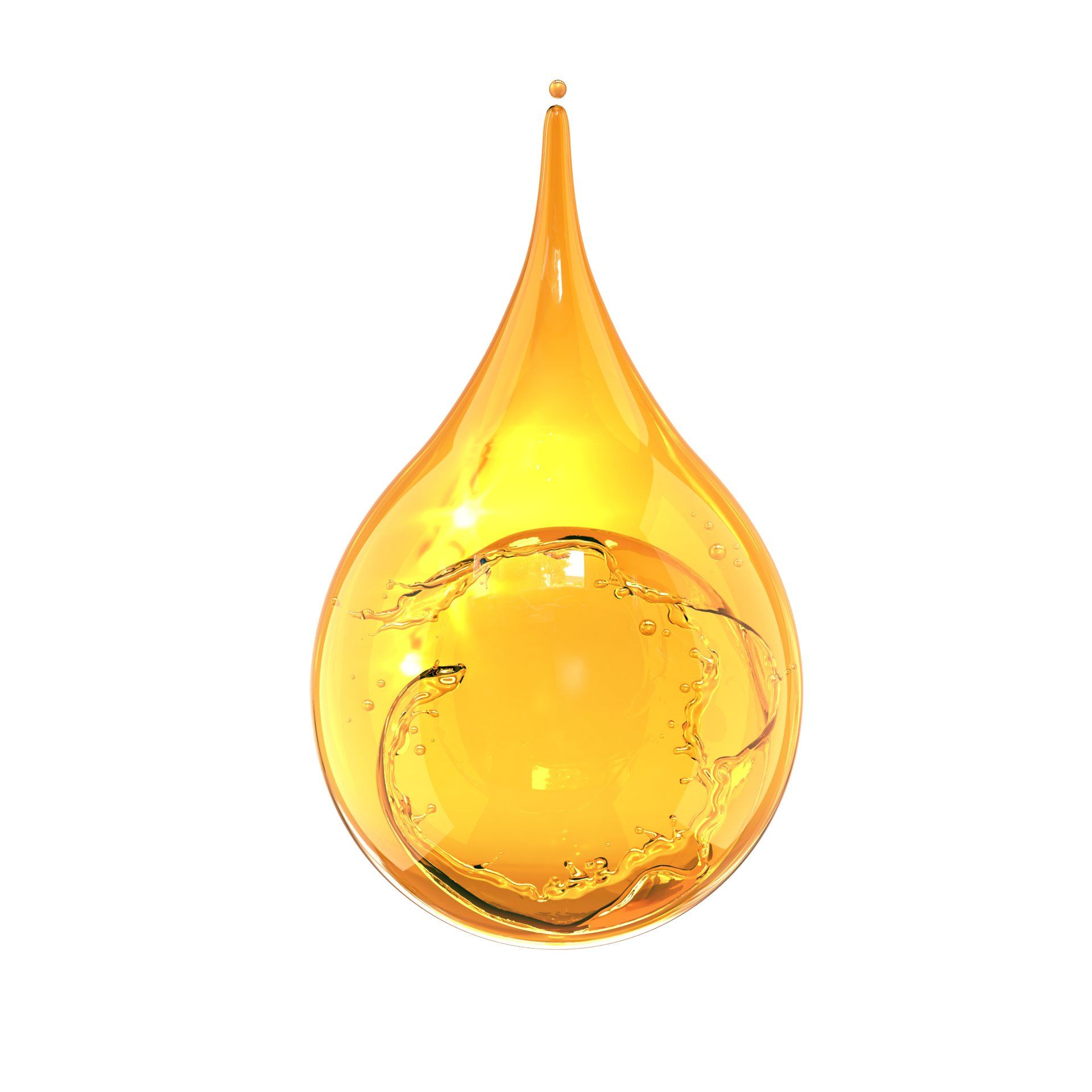 Golden Droplet of Oil