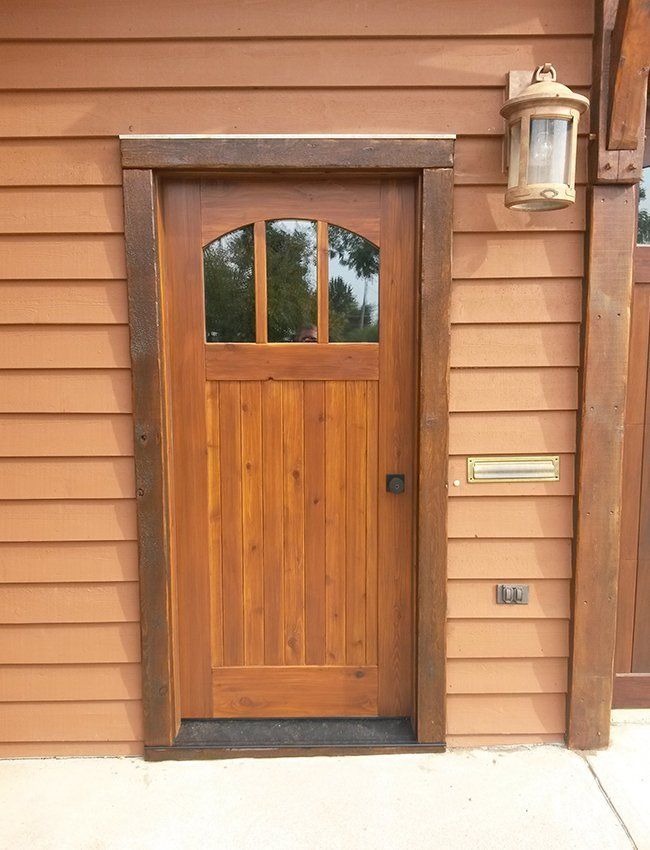 Beautiful wooden door