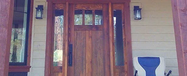 Beautiful wooden door