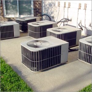 Air conditioners that need repair.