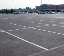 Commercial parking lot