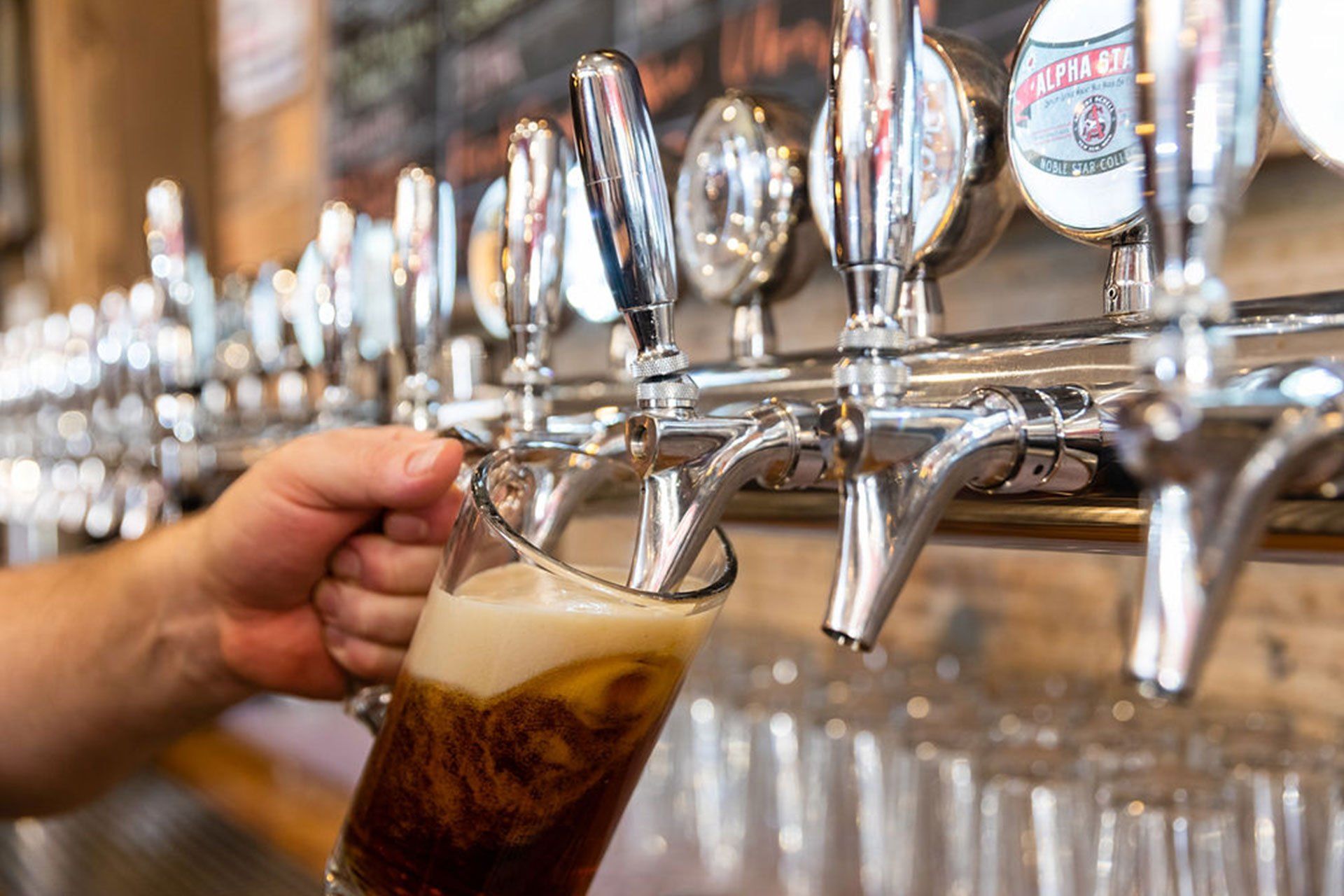 Woodfire Pizzas and Local Beer Brews