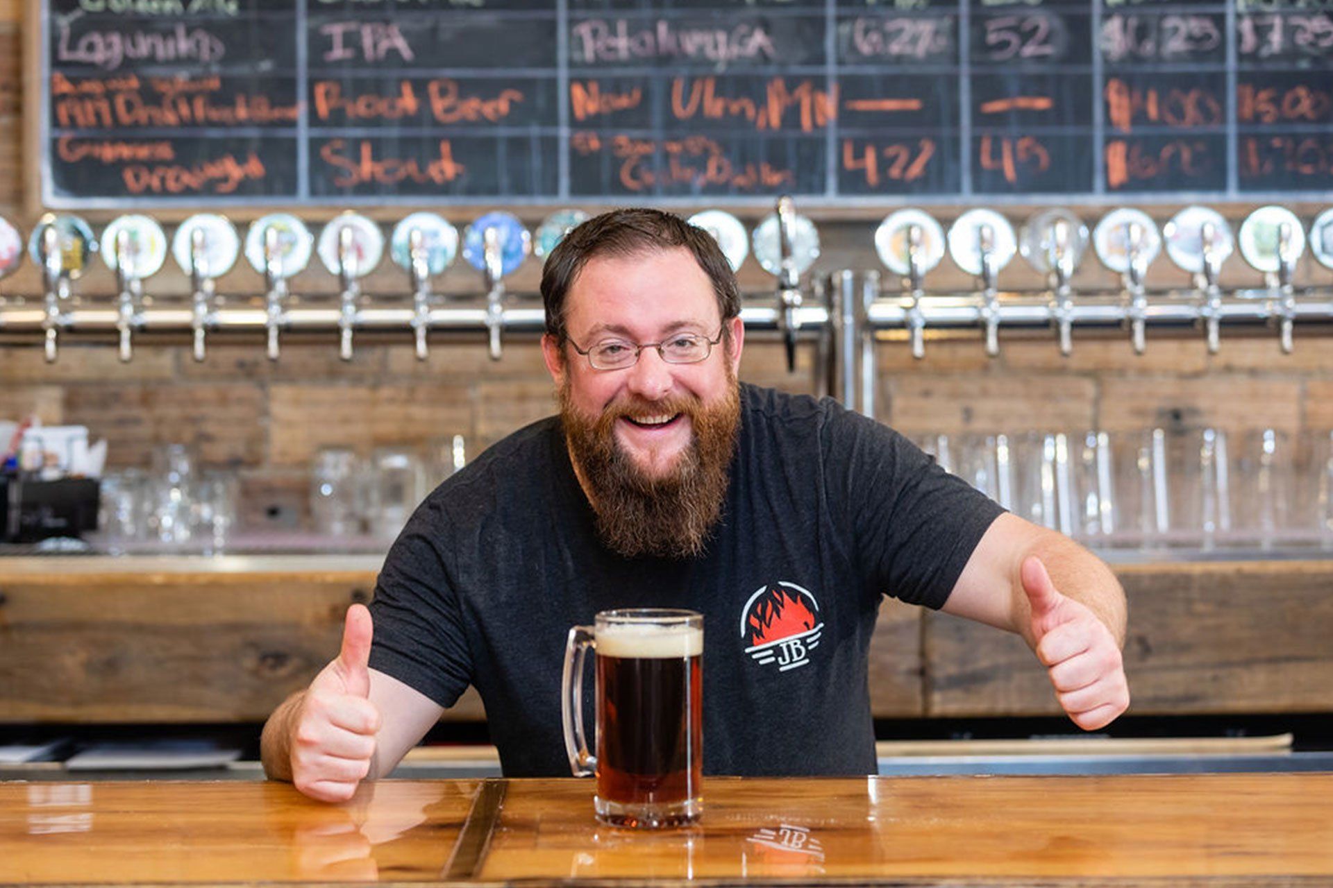 Woodfire Pizzas and Local Beer Brews