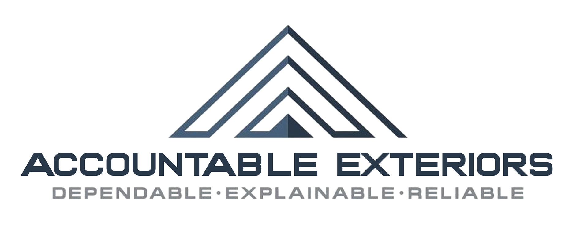 The logo for accountable exteriors dependable explainable reliable
