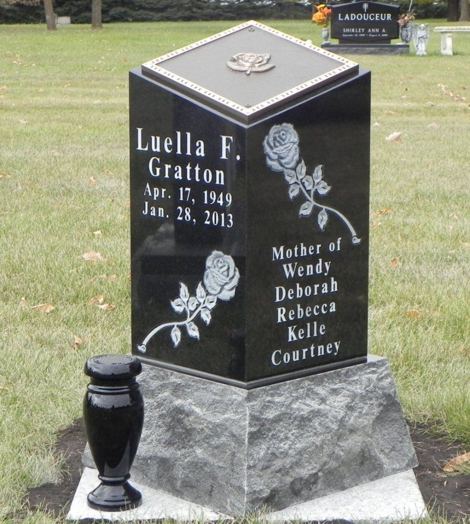 Stennes Granite/Grand Forks Memorial Cremation Memorials and Vases