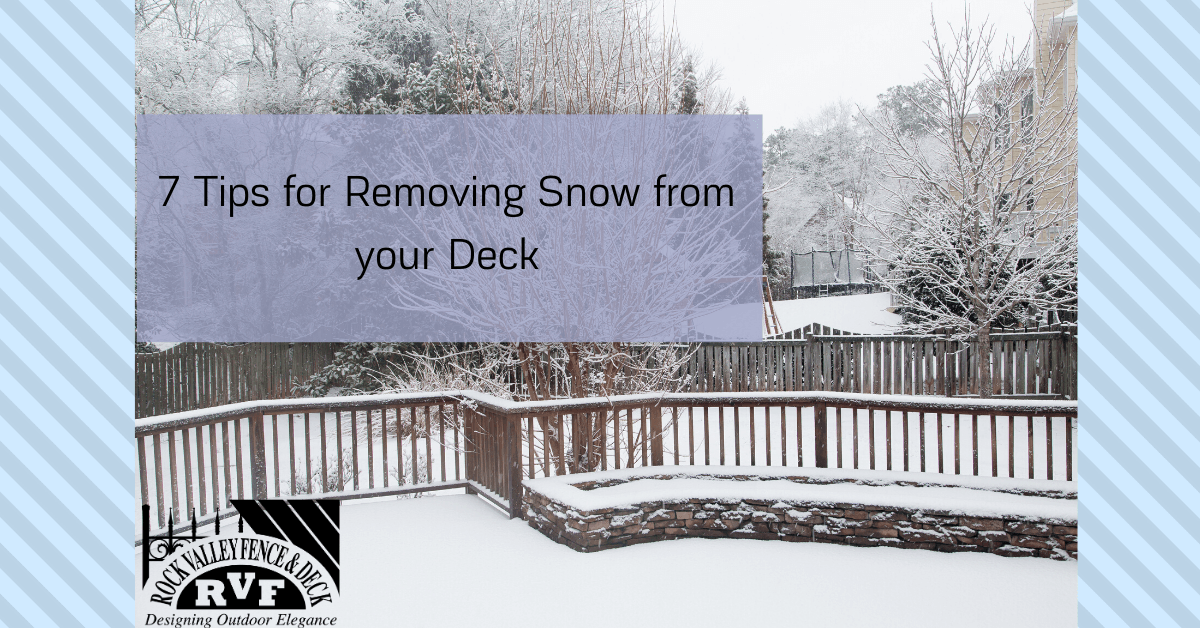 winter|deck|rvf|rock|valley|fence|removing|snow|salt|ice|shovel|loves|park|illinois