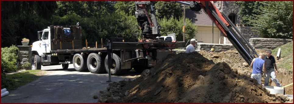 Septic tank installation