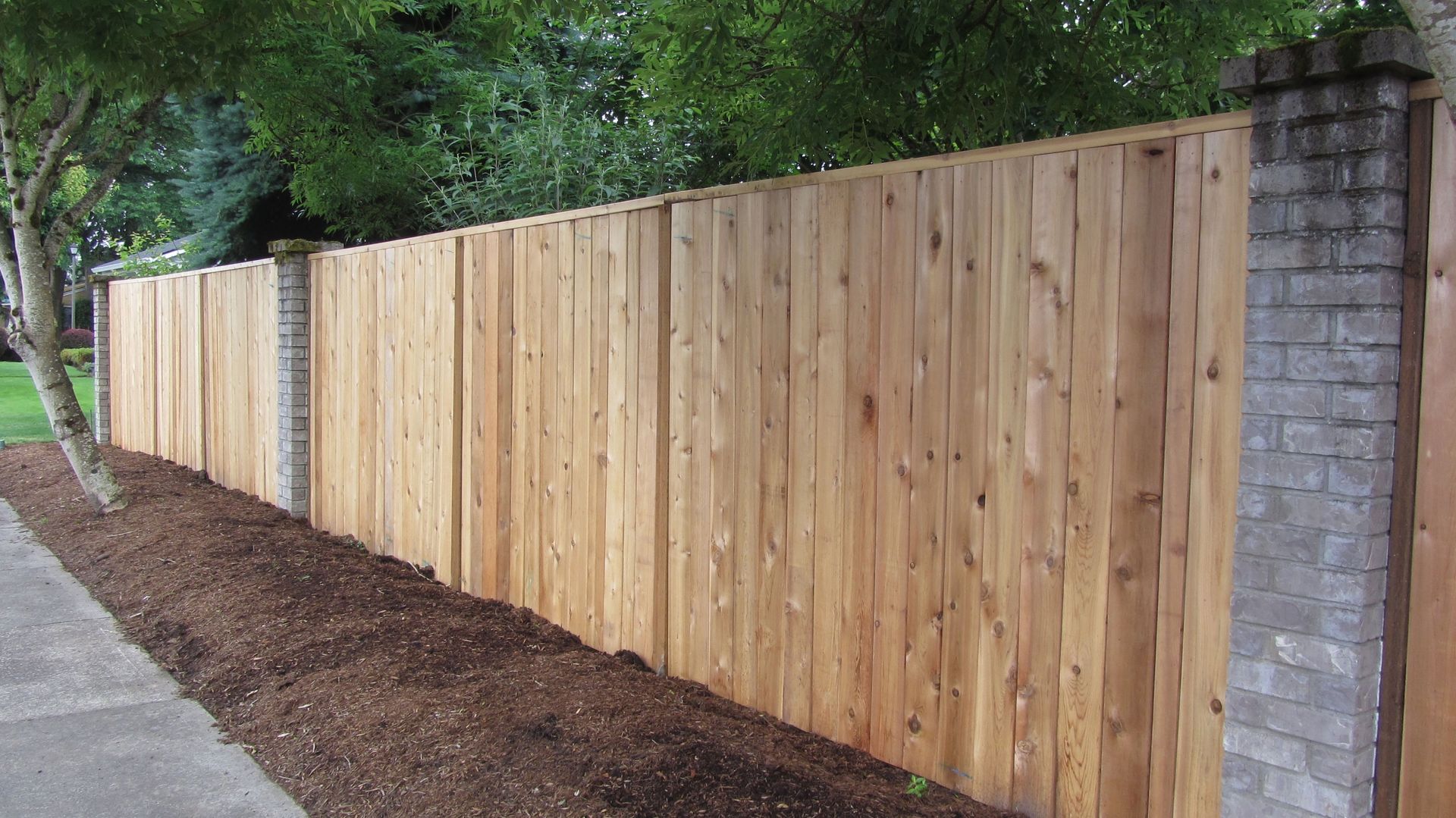 cedar fence materials