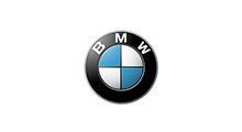 BMW logo: blue and white quadrants within a black ring with 