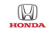 Honda logo: A silver 