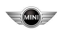 MINI logo: Black circle with 