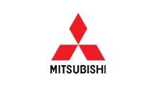 Mitsubishi logo: Three red diamonds arranged in a triangle, with 