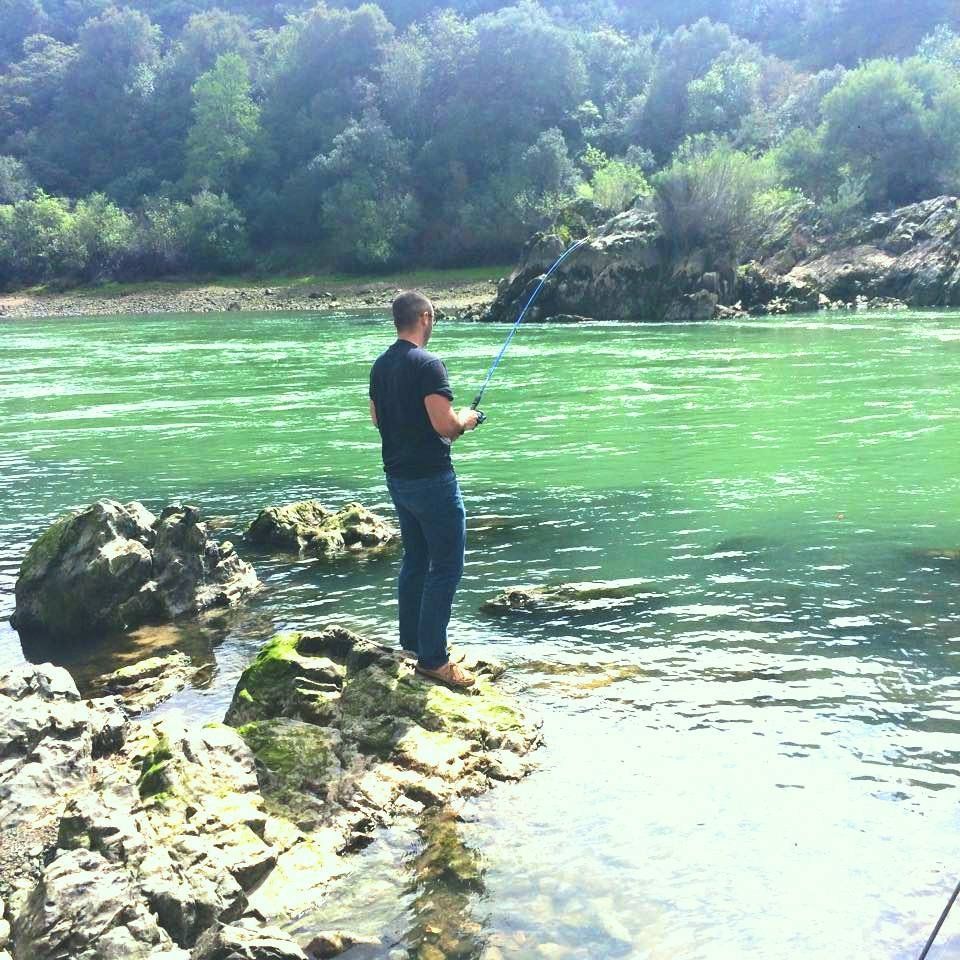 Man fishing