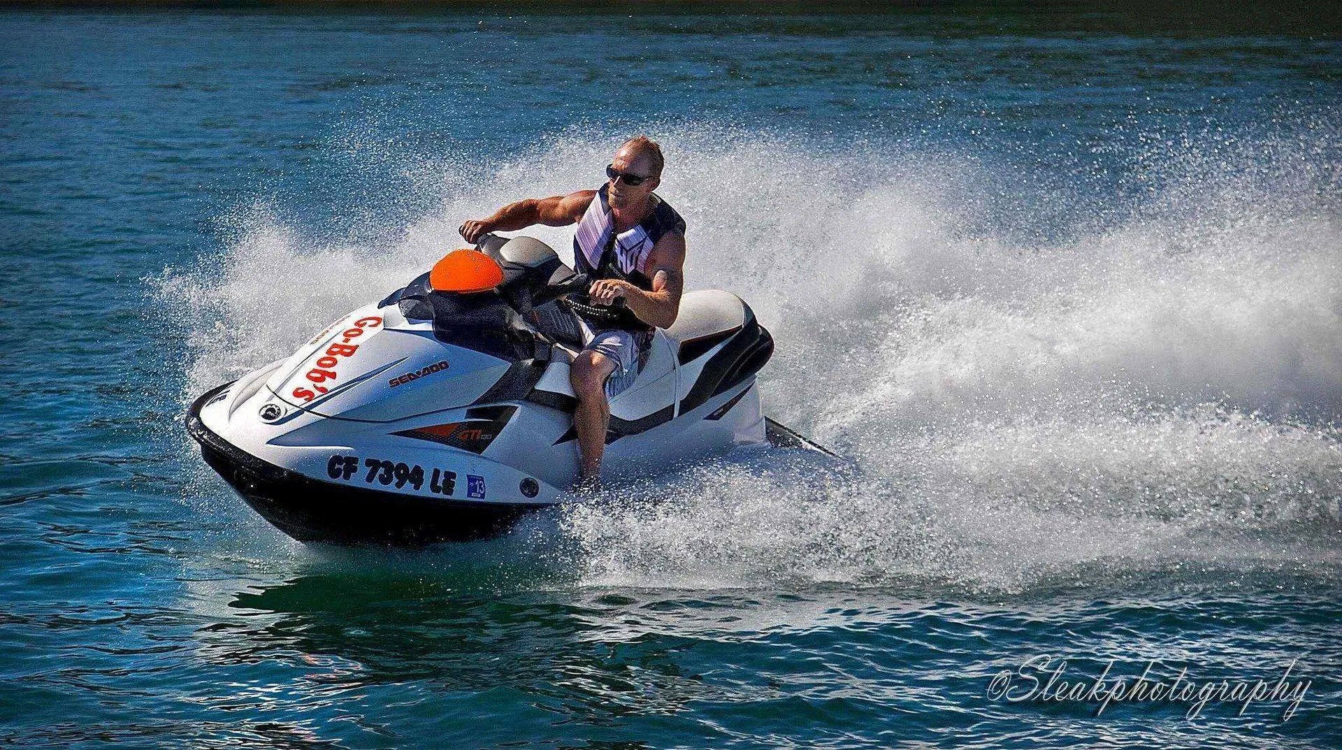 Man on jetski