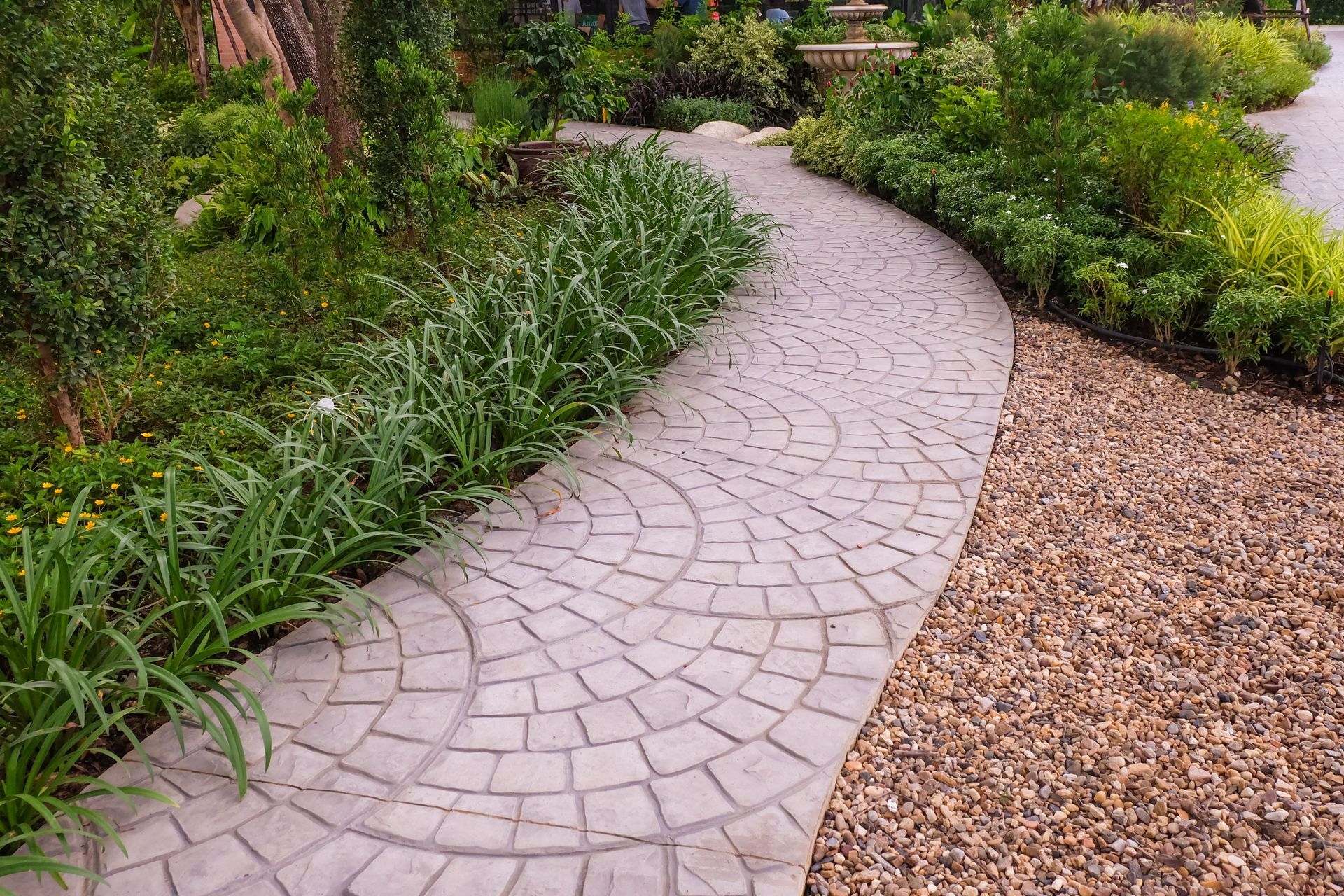 stamped concrete