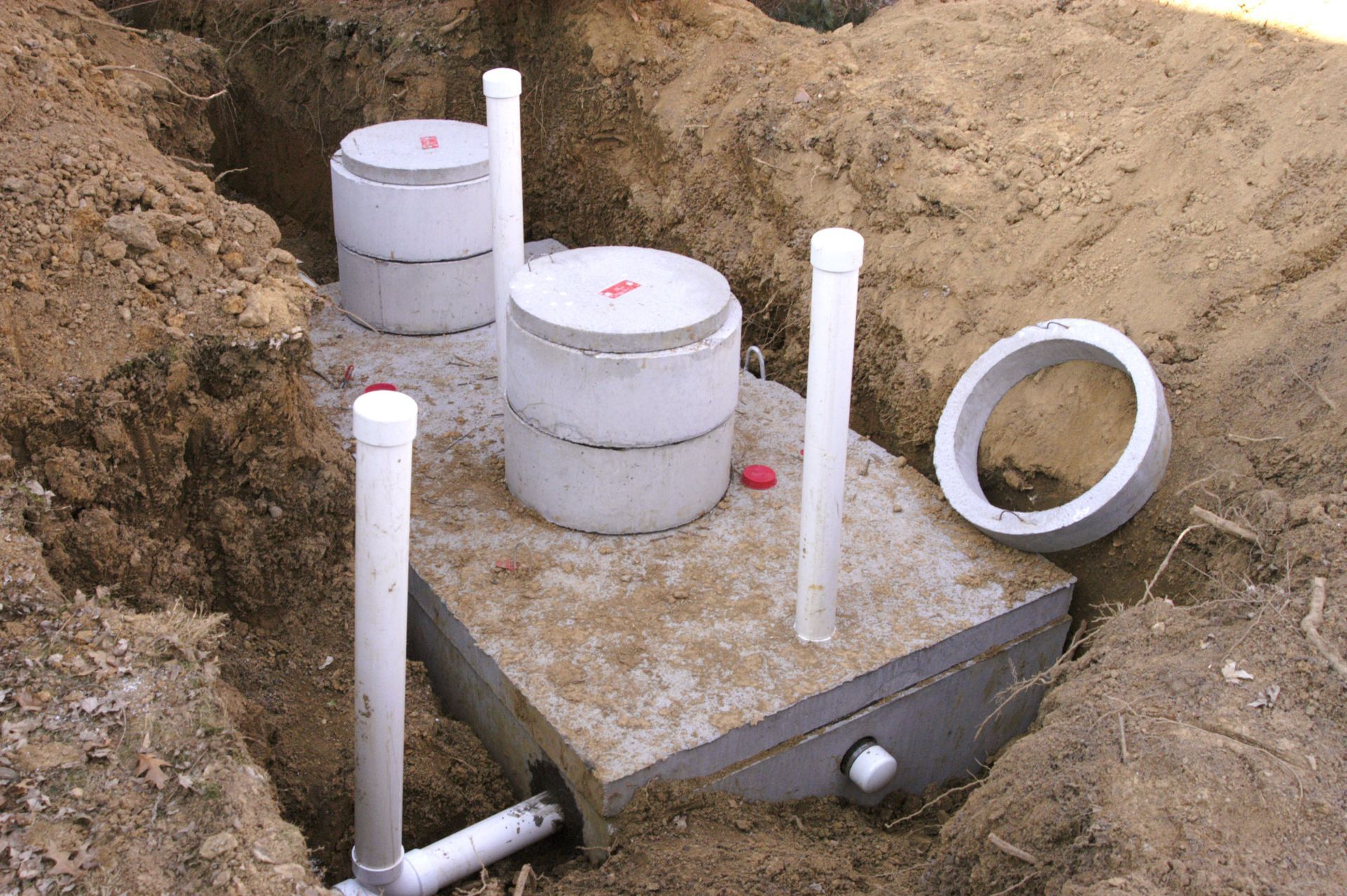 septic tanks