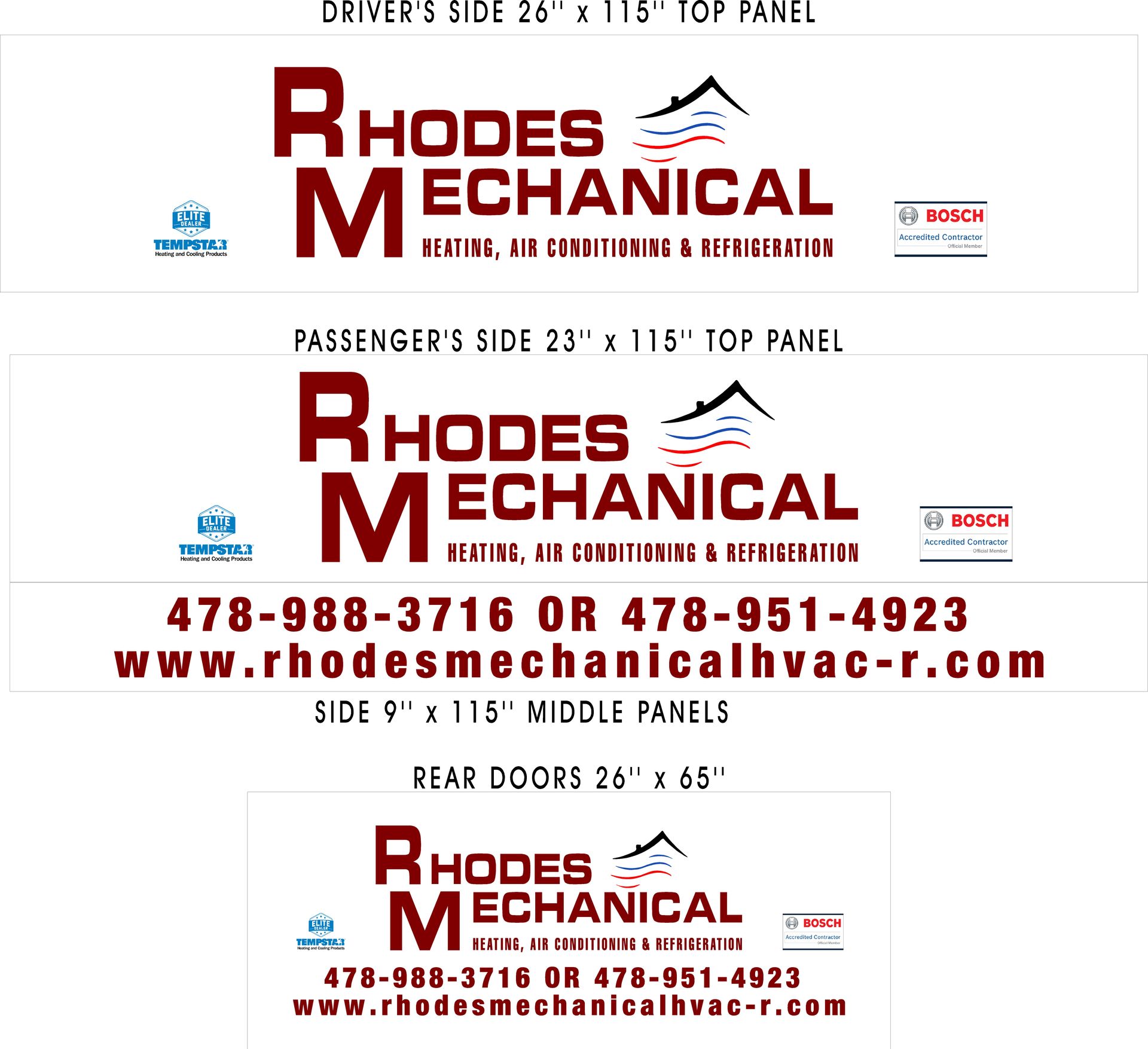 A Rhodes Mechanical advertisement