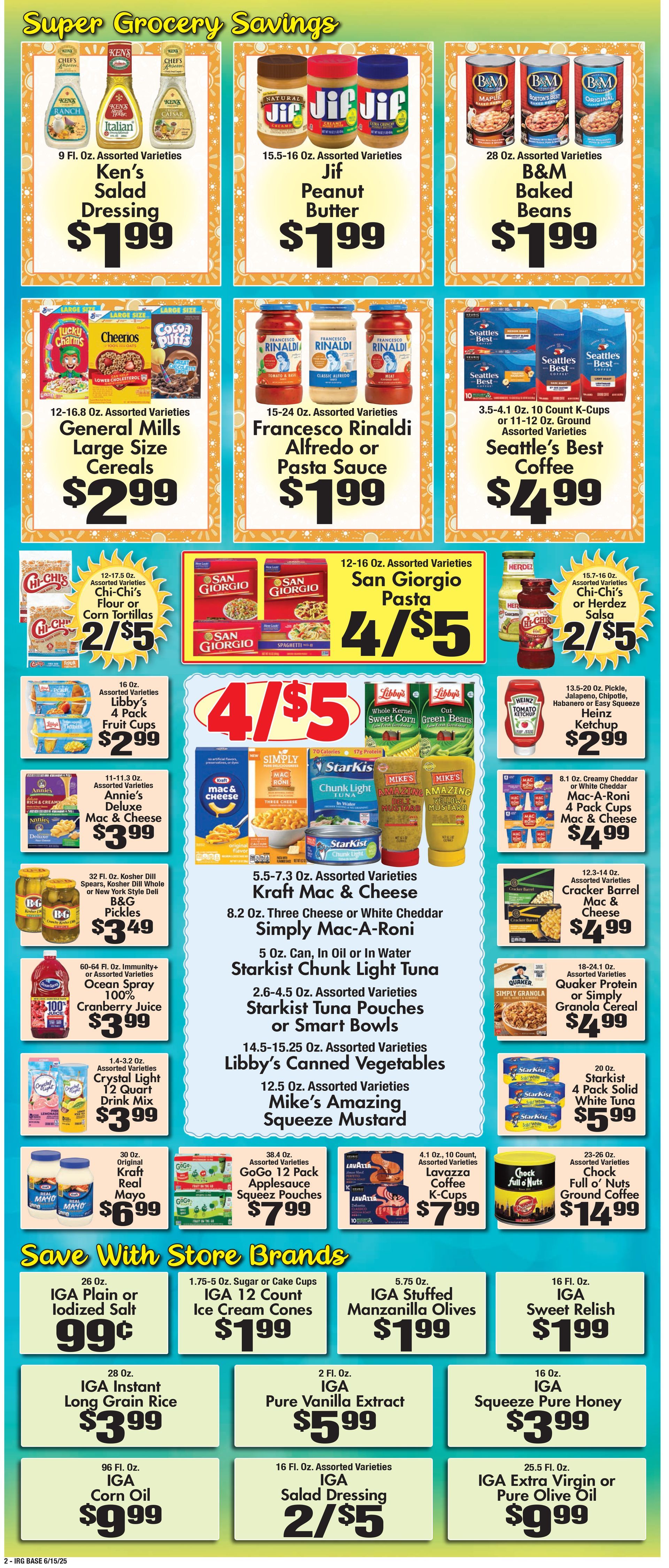 Schlegel's Grocery & Hardware flyer 2  with a lot of coupons on it.