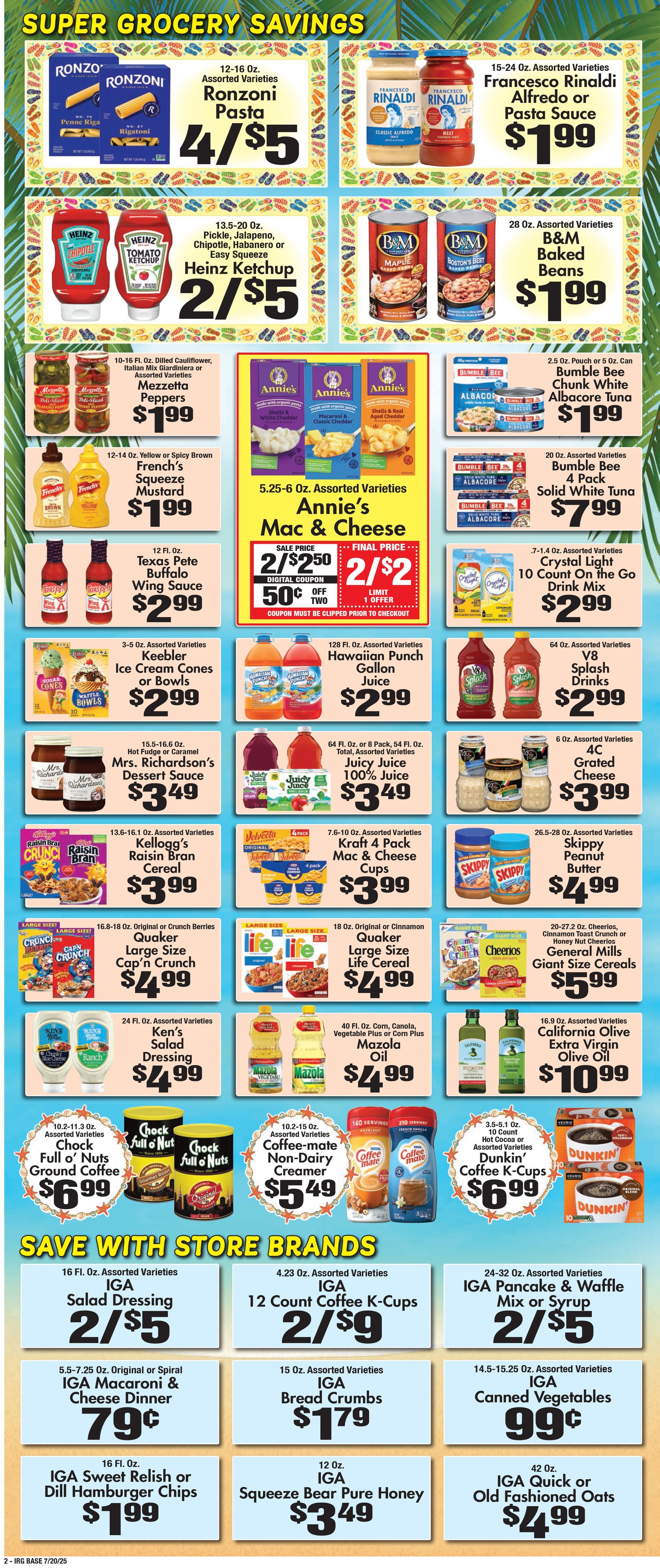 A flyer for a grocery store with a lot of coupons on it.