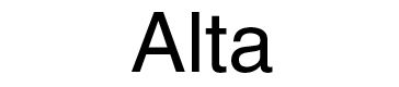 Alta