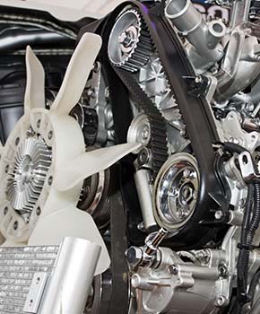 Clean automotive engine parts