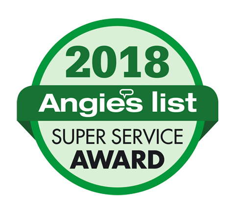 Angi Super Service Award 2018 badge