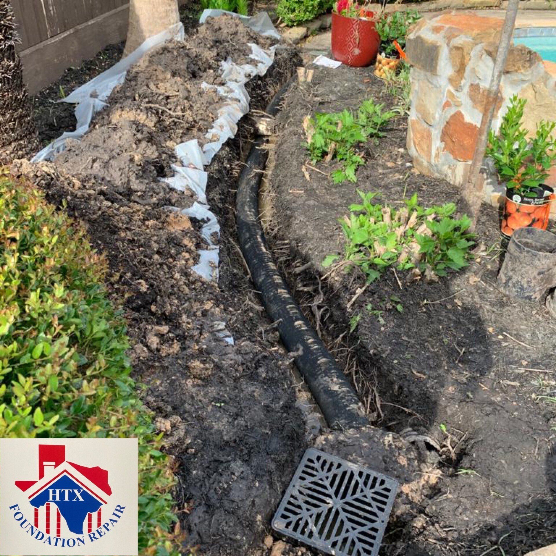 French Drain Installation