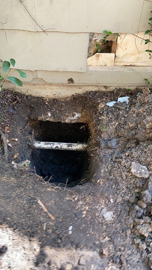 Digging for foundation repair