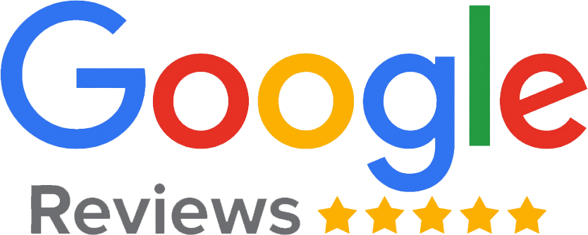 The google reviews logo is shown on a white background.