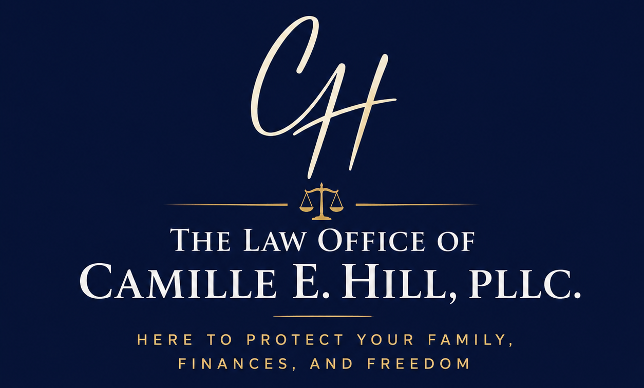 The Law Office of Camille E. Hill, PLLC. Logo