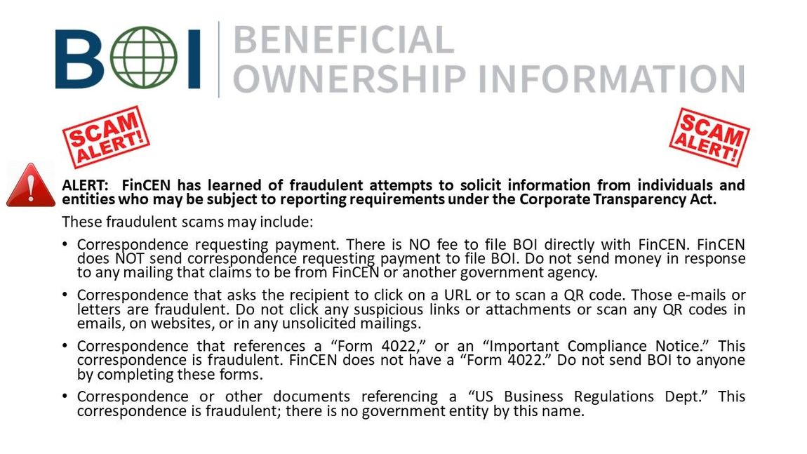 Beneficial Ownership Information