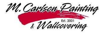 M. Carlson Painting and Wallcovering logo