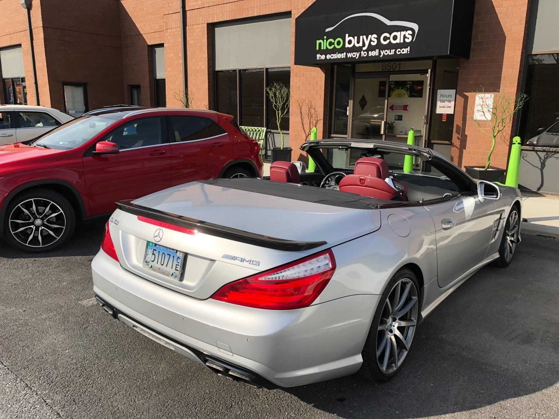 Mercedes-Benz Parked Front of Nico Buys Cars